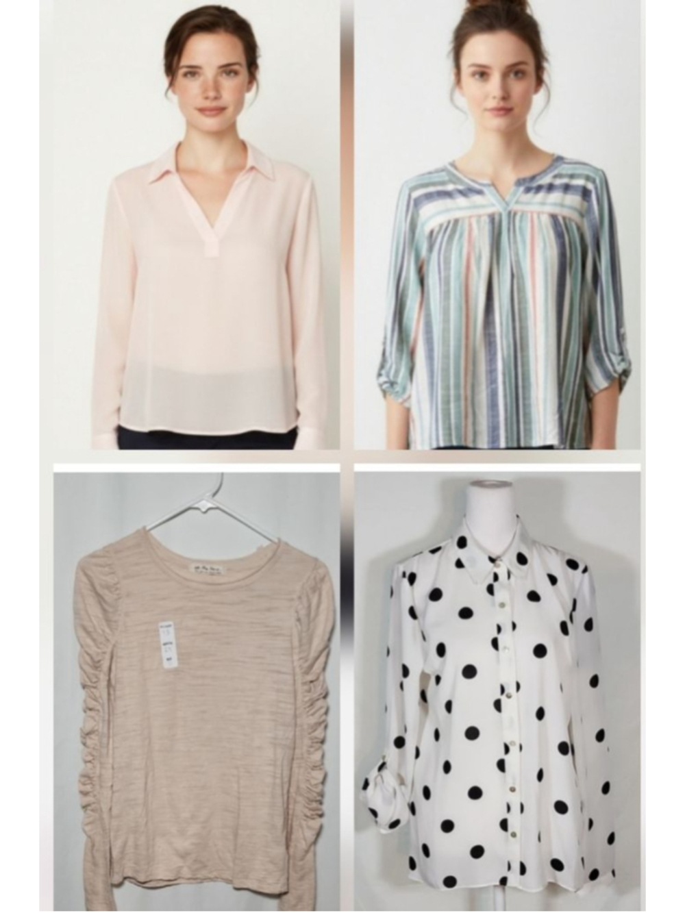 Bundle of 4 tops all size small ,We The Free,jones New York, Knox Rose